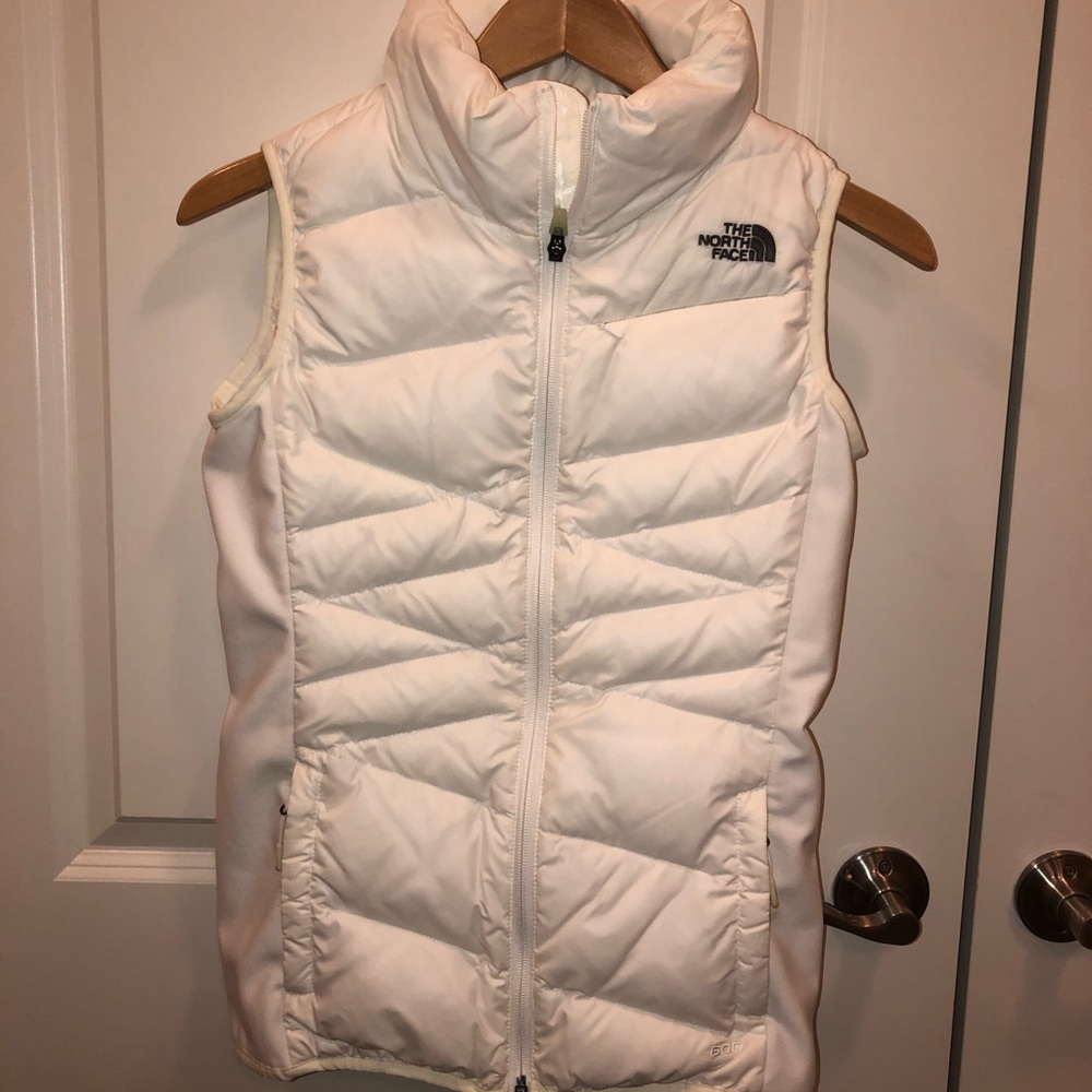 White North Face Vest